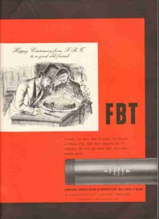 FBT French Belgian Pipe Mills 1959 Vintage Ad Gas Oil Field Pipeline FBT French Belgian Pipe Mills 1959 Vintage Ad Gas Oil Field Pipeline