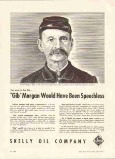 Skelly Oil Company 1959 Vintage Ad Gib Morgan Petroleum Well Driller Skelly Oil Company 1959 Vintage Ad Gib Morgan Petroleum Well Driller