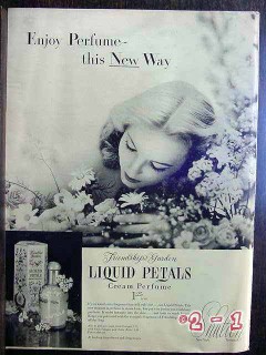 shulton company 1952 liquid petals cream perfume vintage ad shulton company 1952 liquid petals cream perfume vintage ad