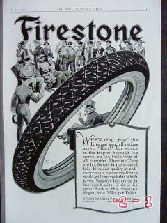 firestone tire rubber company 1917 most miles per dollar vintage ad firestone tire rubber company 1917 most miles per dollar vintage ad