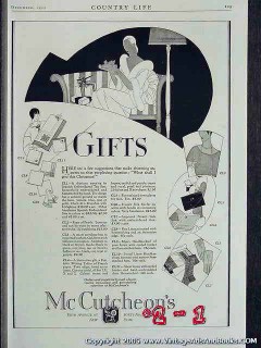 mccutcheons 1925 gifts tea sets gloves fine linen vintage ad mccutcheons 1925 gifts tea sets gloves fine linen vintage ad