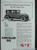 chrysler six 1925 phaeton imperial car vintage ad chrysler six 1925 phaeton imperial car vintage ad