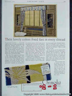 orinoka mills 1925 drapes upholstery fabric vintage ad orinoka mills 1925 drapes upholstery fabric vintage ad