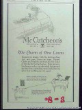mccutcheons 1926 charm fine linens damask cloths napkins vintage ad mccutcheons 1926 charm fine linens damask cloths napkins vintage ad