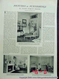 pictures as furnishings 1922 prints etchings jm breeze vintage article