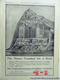 prudential insurance company 1906 strength of gibraltar vintage ad prudential insurance company 1906 strength of gibraltar vintage ad