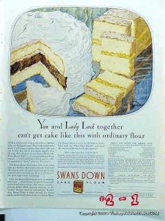 swans down 1931 cake flour vintage advertisement recipe vintage ad