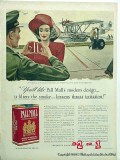 pall mall cigarettes 1941 navy plane ww2 vintage ad  pall mall cigarettes 1941 navy plane ww2 vintage ad