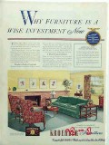kroehler furniture company 1942 sofa chairs vintage ad