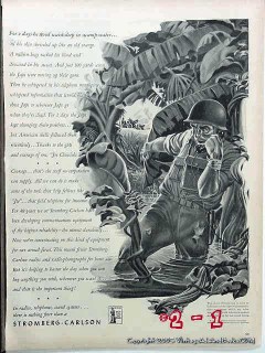 stromberg-carlson 1942 ww2 field telephone radio vintage ad stromberg-carlson 1942 ww2 field telephone radio vintage ad