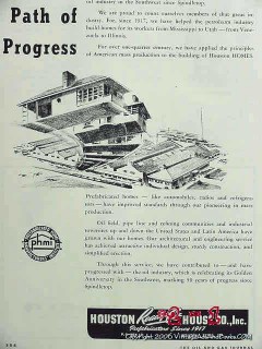 houston ready cut house 1951 oil gas workers housing vintage ad