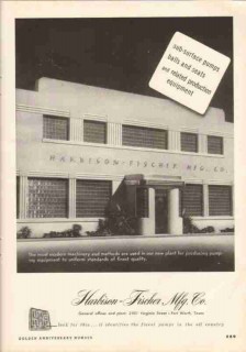 Harbison-Fischer Mfg Company 1951 Vintage Ad Oil Pumping Equipment Harbison-Fischer Mfg Company 1951 Vintage Ad Oil Pumping Equipment
