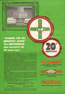Rector Well Equipment Company 1951 Vintage Ad Oil Field Industry Safer Rector Well Equipment Company 1951 Vintage Ad Oil Field Industry Safer