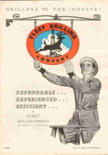 Fleet Drilling Company 1951 Vintage Ad Oil Field Petroleum Dependable Fleet Drilling Company 1951 Vintage Ad Oil Field Petroleum Dependable