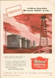 National Geophysical Company 1951 Vintage Ad Oil Gas Seismic Wildcat