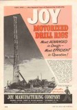 Joy Mfg Company 1951 Vintage Ad Oil Field Motorized Drill Rigs Advance