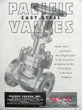 Pacific Valves Inc 1951 Vintage Ad Oil Cast Steel Oilfield Pipeline Pacific Valves Inc 1951 Vintage Ad Oil Cast Steel Oilfield Pipeline