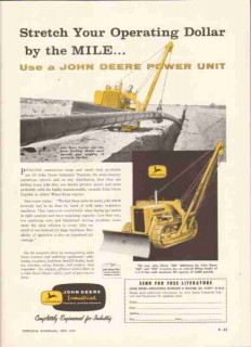John Deere Industrial Tractors 1959 Vintage Ad Sideboom Crawler Oil John Deere Industrial Tractors 1959 Vintage Ad Sideboom Crawler Oil