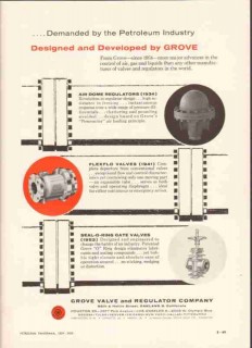 Grove Valve Regulator Company 1959 Vintage Ad Oil Designed Developed Grove Valve Regulator Company 1959 Vintage Ad Oil Designed Developed