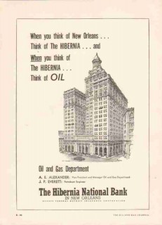 hibernia national bank new orleans 1959 petroleum banking vintage ad