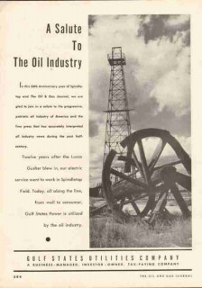 Gulf States Utilities Company 1951 Vintage Ad Electric Industry Salute Gulf States Utilities Company 1951 Vintage Ad Electric Industry Salute