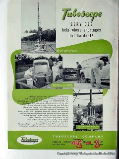Tuboscope Company 1951 Vintage Ad Oil Services Shortages Hit Hardest