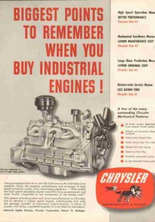 Chrysler Corp 1951 Vintage Ad Industrial Engine Oil Gas Biggest Points Chrysler Corp 1951 Vintage Ad Industrial Engine Oil Gas Biggest Points