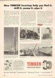 Timken Roller Bearing Company 1951 Vintage Ad Oil Well Drill Pump Pipe Timken Roller Bearing Company 1951 Vintage Ad Oil Well Drill Pump Pipe
