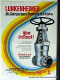 Conval Corp 1977 Vintage Ad Oil Breech Lock Valve Lunkenheimer