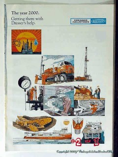 Dresser Industries 1977 Vintage Ad Oil 2000 Getting There With Help Dresser Industries 1977 Vintage Ad Oil 2000 Getting There With Help