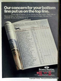 Brown Root Inc 1977 Vintage Ad Oil Concern For Your Bottom Line Brown Root Inc 1977 Vintage Ad Oil Concern For Your Bottom Line