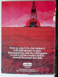 Halliburton Company 1977 Vintage Ad Oil Industry Operate On Guts Halliburton Company 1977 Vintage Ad Oil Industry Operate On Guts