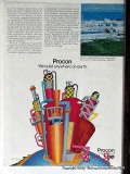 Procon Inc 1977 Vintage Ad Oil Refinery Build Anywhere On Earth UOP Procon Inc 1977 Vintage Ad Oil Refinery Build Anywhere On Earth UOP