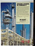 Fish Engineering Construction Inc 1977 Vintage Ad Cryogenic Expander