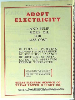 Texas Electric Service Company 1928 Vintage Ad Oil Power Light Adopt Texas Electric Service Company 1928 Vintage Ad Oil Power Light Adopt