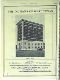 san angelo national bank 1928 tx oil banking west texas vintage ad