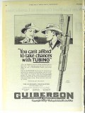 Guiberson Corp 1928 Vintage Ad Oil Gas Pipe Tubing Oilfield Afford