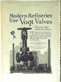 Henry Vogt Machine Company 1928 Vintage Ad Oil Refineries Valve Modern