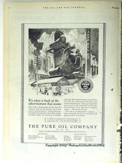 Pure Oil Company 1928 Vintage Ad Petroleum Back Advertisement Counts Pure Oil Company 1928 Vintage Ad Petroleum Back Advertisement Counts