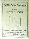 Gulf Refining Company 1928 Vintage Ad Oil Petroleum Paraffin Gasoline