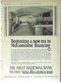 first national bank tulsa 1928 petroleum industry financing vintage ad first national bank tulsa 1928 petroleum industry financing vintage ad