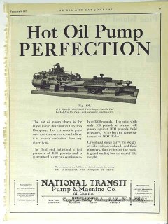 National Transit Pump Machine Company 1928 Vintage Ad Oil Perfection National Transit Pump Machine Company 1928 Vintage Ad Oil Perfection