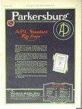 Parkersburg Rig Reel Company 1928 Vintage Ad Oil API Standard Irons Parkersburg Rig Reel Company 1928 Vintage Ad Oil API Standard Irons