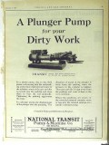 National Transit Pump Machine Company 1928 Vintage Ad Oil Plunger Work National Transit Pump Machine Company 1928 Vintage Ad Oil Plunger Work