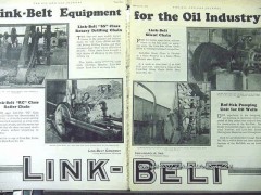 Link-Belt Company 1928 Vintage Ad Oil Industry Equipment Drilling Pump Link-Belt Company 1928 Vintage Ad Oil Industry Equipment Drilling Pump