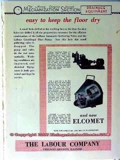 labour company 1928 keep floor dry elcomet pump mining vintage ad labour company 1928 keep floor dry elcomet pump mining vintage ad