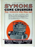 symons brothers company 1928 coal mining cone crushers vintage ad