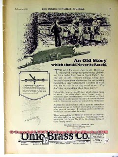 ohio brass company 1928 old story should never be retold vintage ad