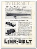 link-belt company 1928 better preparation simon-carves wash vintage ad