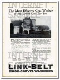 link-belt company 1928 better preparation simon-carves wash vintage ad